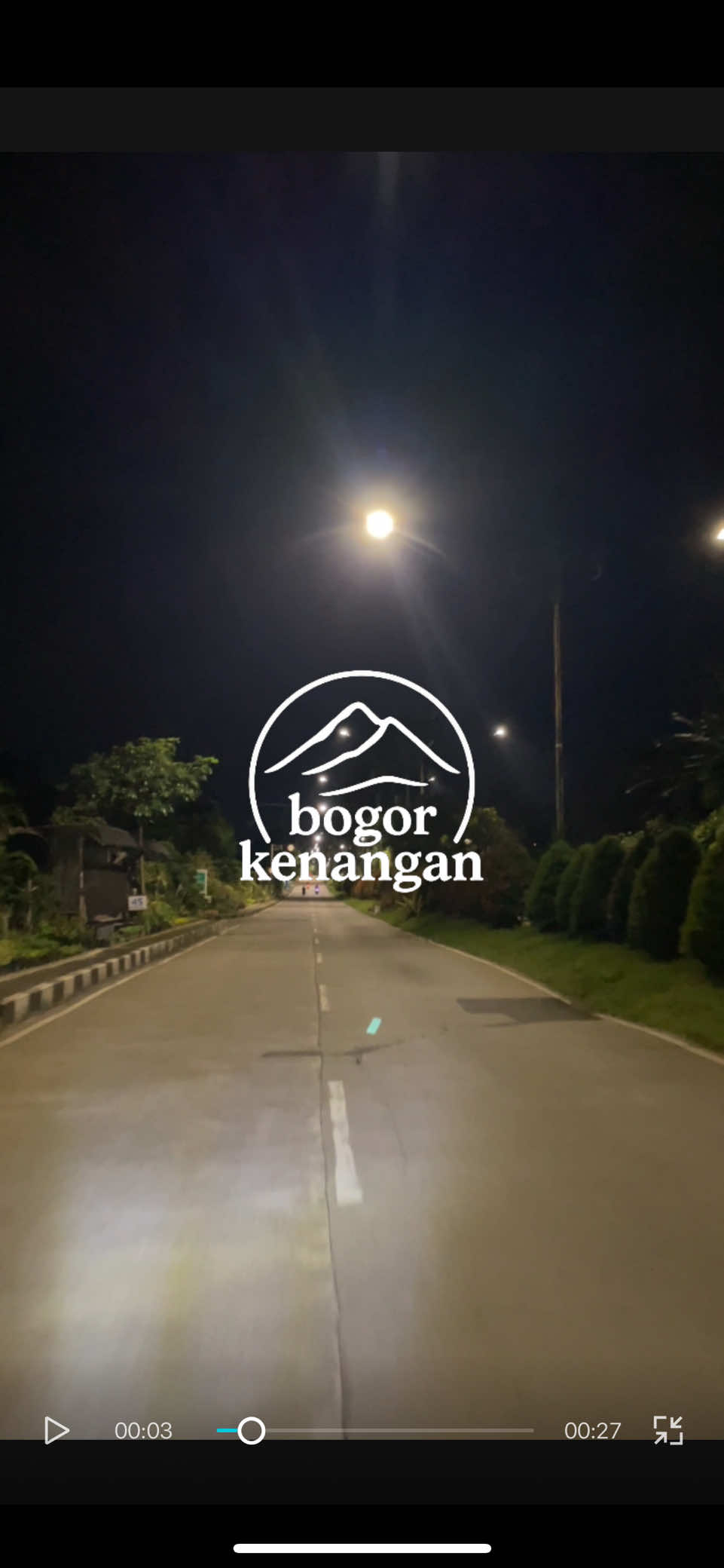 Setenang ini kah motoran malem di kota hujan 🥹 #puncak #puncakbogor #jalurpuncak #alternatifpuncak #bogorkota 