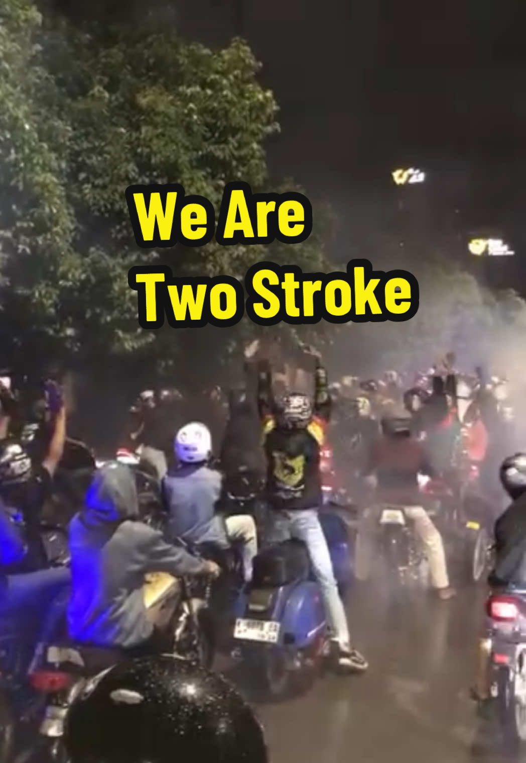 Yang tadi malem disini, cung ☝🏼 #twostroke @weare2stroke.id 