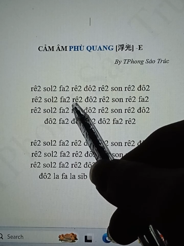 Trả lời @saly.hng Cảm âm Phù Quang #saotruc #sáotrúc #tphong #phuquang #xuhuong 