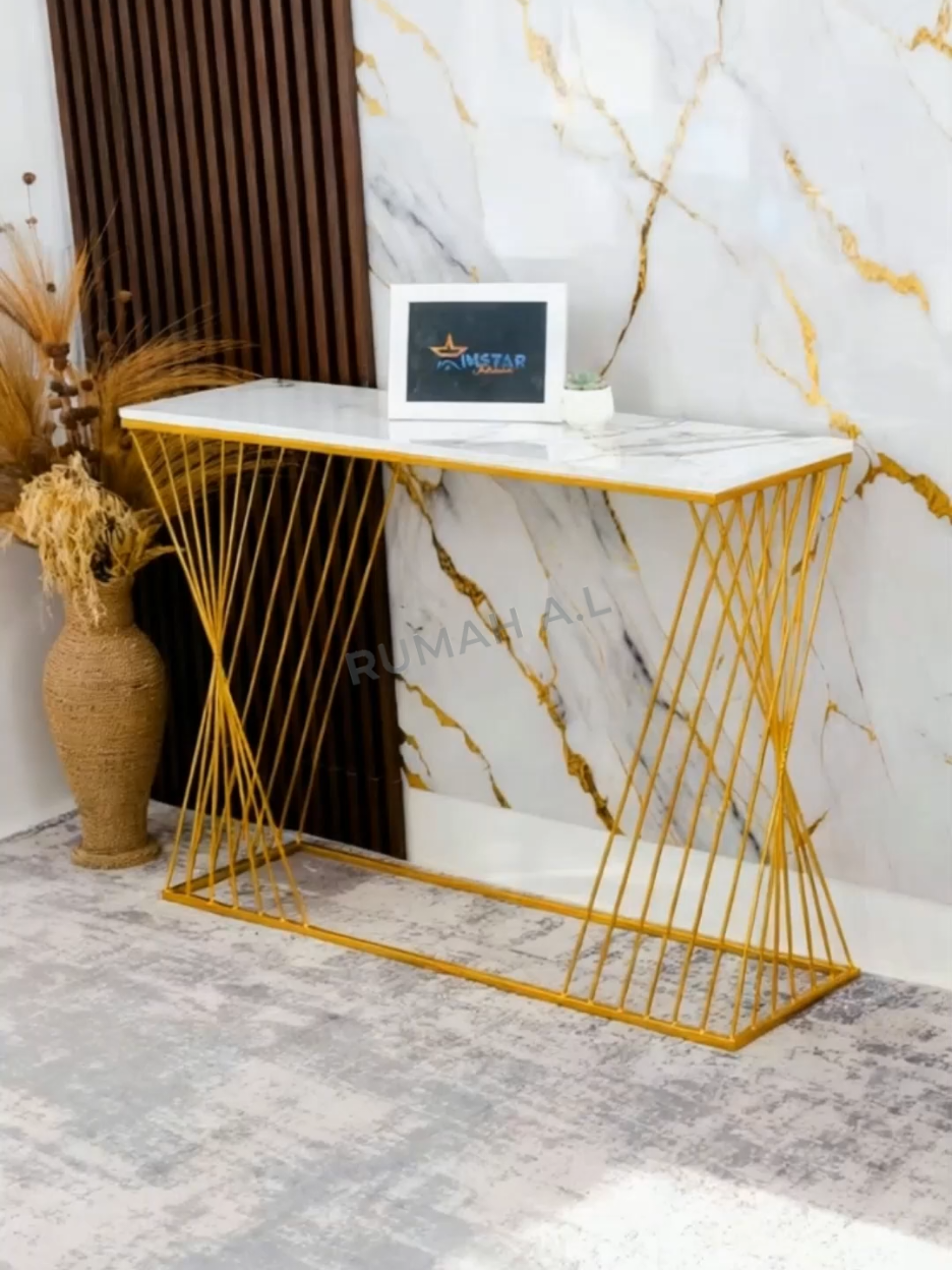 Meja Estetik ruang tengah 🥰💯✅ #meja #mejalo #rumahminimalis #rumahestetik 