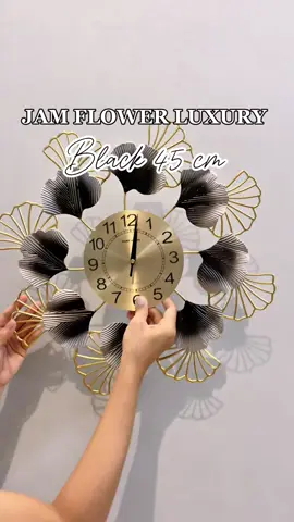 Kombinasi warna Black dan Gold yang cantik 🥰 #jam #jamdinding #jamdindingesthetic #jamdindingunik #jamdindingmurah 