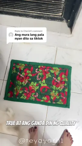 Replying to @Cherish Quality doormat in assorted designs to keep your entrance clean and tidy. Durable, non-slip, and perfect for any home. Simple upgrade for a neater space. #QualityDoormat #HomeEssentialsPH #HouseholdFinds #AffordableHomeItems #FYPForYou