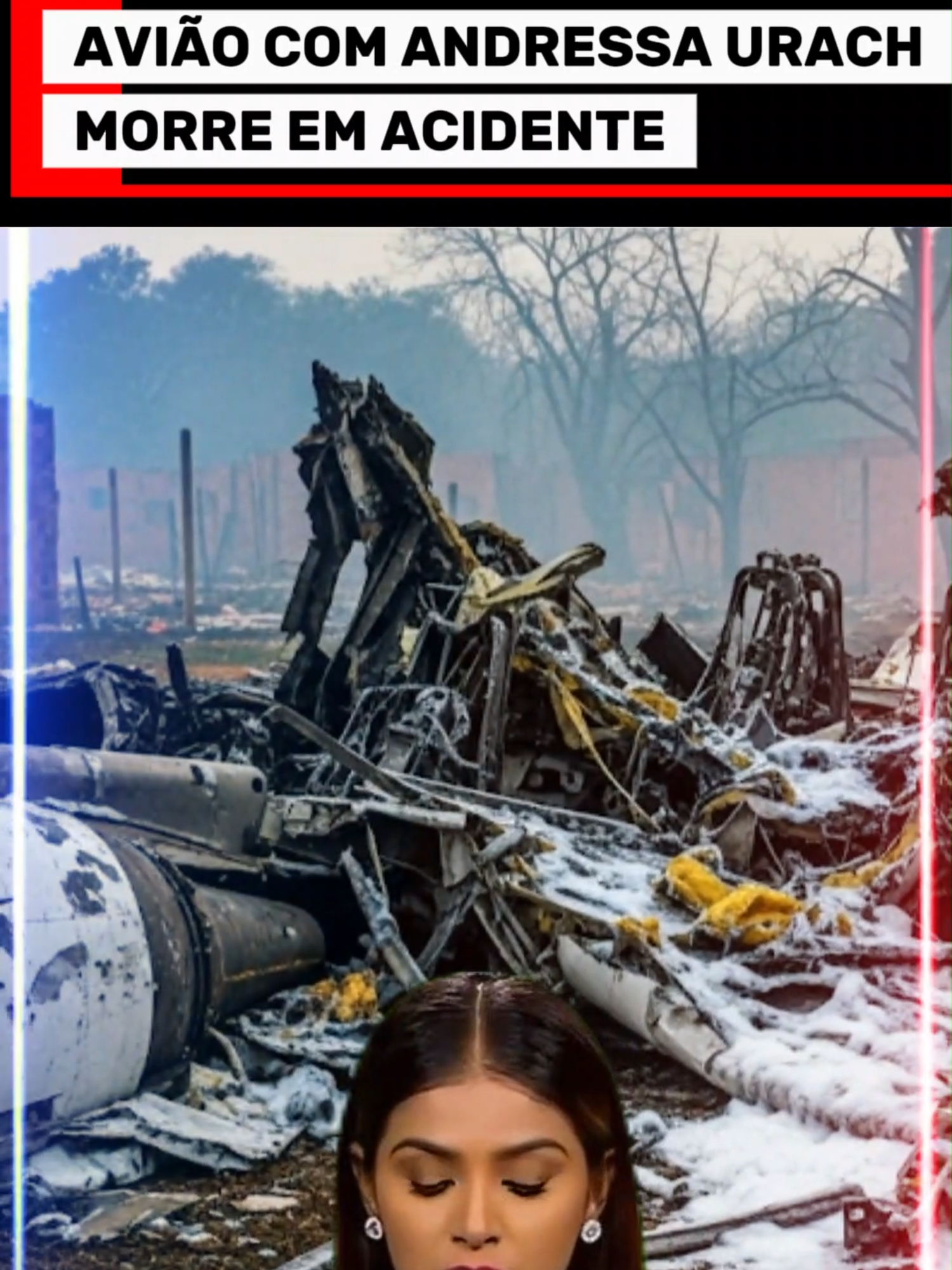 AVIÃO ACIDENTE - ANDREZA URACH . . . #ultimasnoticias #recordtv #jovempannews #cidadealerta #jornalnacional #fofocadosfamosos #notícia #シ゚viralfypシ #tvbrasileira #aviaocaindo #noticias #notícias #tiktoknotícias #redeglobo #sbtnews #entretenimento