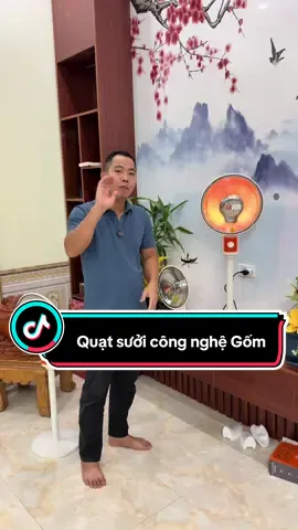 Quạt sưởi công nghệ Gốm #quatsuoigom #quatsuoi 