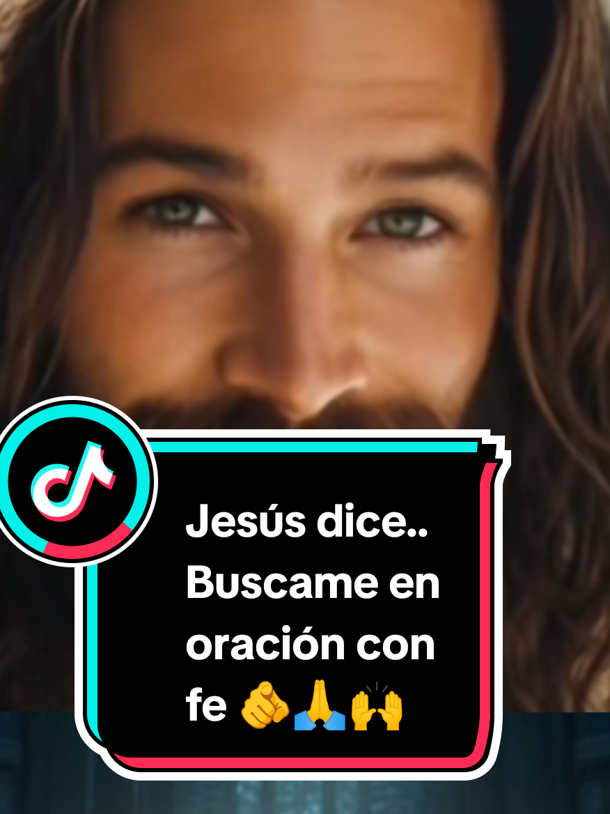 Jesús dice.. Buscame con fe en oración cada mañana, todo tiene un propósito. Vas a triunfar 🙏🙌 #cristianostiktok #jesus #Dios #jesuslovesyou #oración 