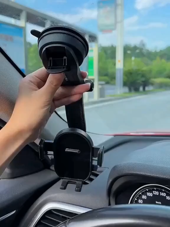 Giá đỡ điện thoại hít cực chắc – gắn kính hay taplo đều ngon! Ai hay xem map khi lái xe thì BẮT BUỘC PHẢI CÓ!