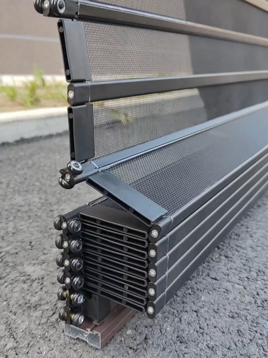 Flat net folding door, 4 cm ultra-narrow frame, flat net design is more beautiful!#mosquitoes 