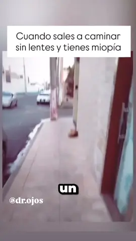 Cuando eres miope y sales a caminar son los anteojos #parati #miopia  