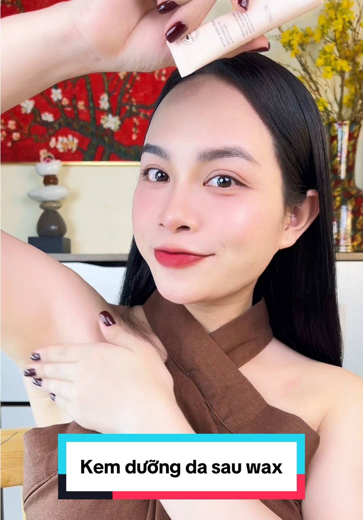 Bà nào hay wax lông bi, lông nách, lông bé mèo là ko thể thiếu e kem dưỡng emPura này nha #luuluutham #review #empura #aftershave #kemsaucao 