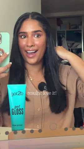 hair gloss and heat protection at the same time? um yes pls  #AD #got2bstyled #got2b #forwhoeveryouwant2b @got2b 
