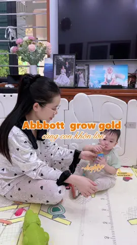 Nhìn con khoẻ mạnh, tăng cân cao lớn từng ngày từ khi đổi sang Abbott Grow Gold là niềm hạnh phúc lớn nhất của tui đó các mom ạ ❤️  #donghanhcungcon  #AbbottGrowGold #tichchuoi #embedangyeu 