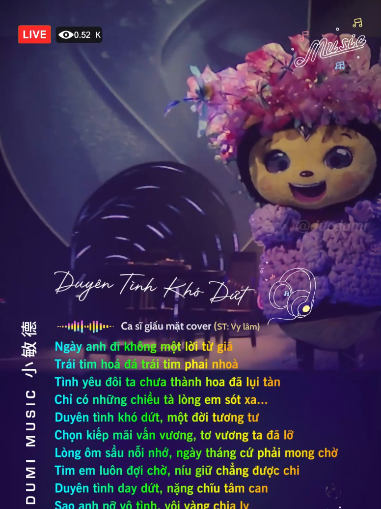 Duyên tình khó dứt cover ca sĩ giấu mặt gây bão... #dumimusic  #nhachaymoingay  #nhactamtrang  #nhacbuon  #ducdumi 