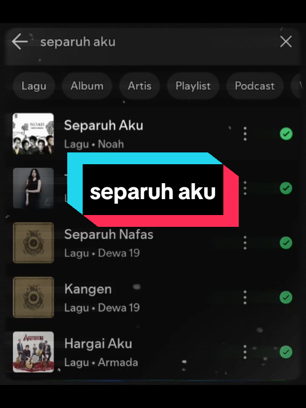 ikhlasin aja ya? kan dia juga ingin bahagia☺️ #noah #separuhaku #liriklagu #xyzbca #fyp 