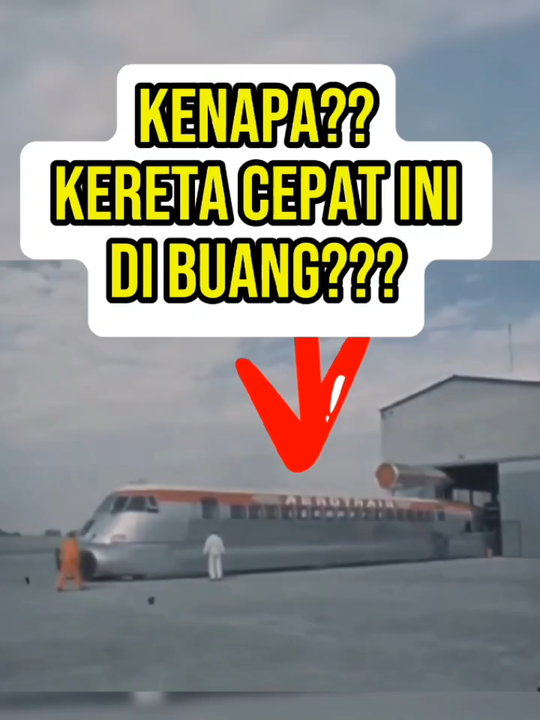 Kenapa kereta super cepat ini justru dibuang?? #faktamenarik #faktaunik #keretacepat #keretaapi #fypシ 