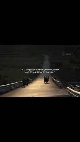 “Cứ sống một đời bình yên thôi, ăn no ngủ đủ giấc là hạnh phúc rồi.”#anhquoc🙆🏻‍♂️🎉 #trending #canhdep #tamtrang #cap 