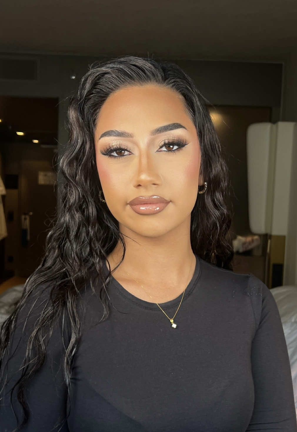 my hair&make-up made it to the bambi awards 🥹 @Asal 👸🏽💛 #asal #lunatix #bambi #makeup #redcarpet 