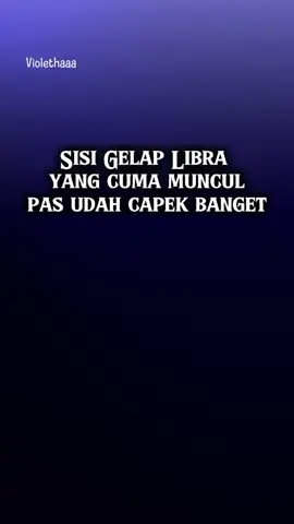 Libra itu lembut, tapi jangan kira mereka nggak punya sisi gelap. Kadang diemnya nyakitin daripada marah. Kamu pernah lihat sisi ini?🥀 #libra♎️ #zodiaklibra #zodiaktiktok 