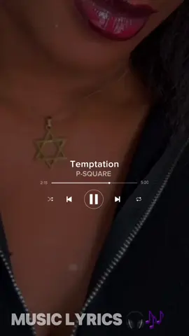 Temptation @Princess Promise🥰 #musiclyrics #songslyrics #temptation #psquare #Love 