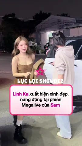 Linh Ka xuất hiện xinh đẹp, năng động tại phiên Megalive của Sam #sgsmedia #lucloishowbiz #sam #linhka  