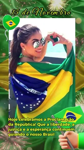 Modelo especial para a Programação da República.  Use este modelo e comemore este dia com suas fotos e vídeos.  Feliz 15 de Novembro.  @miriasilvasd #CapCut #brasil #15denovembro #republica #⛏️ 