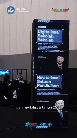 ✨Rapat Koordinasi Kepala Daerah Revitalisasi Satuan Pendidikan & Digitalisasi Pembelajaran Tahun Anggaran 2026✨️ Rapat koordinasi ini menjadi langkah strategis dalam memperkuat revitalisasi satuan pendidikan sekaligus transformasi digital. Melalui kolaborasi pemerintah daerah, percepatan peningkatan sarana belajar dan pemanfaatan teknologi sesuai kebutuhan daerah diharapkan mampu menghadirkan layanan pendidikan yang lebih aman, adaptif, inklusif, dan berkelanjutan. 🚀📚💻 #RevitDigit2026 #RevitalisasiSatuanPendidikan #DigitalisasiPembelajaran #SetahunBerdampak #PendidikanBermutuUntukSemua
