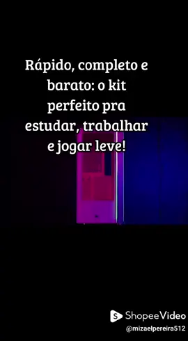 PC CPU COMPLETO MANCER INTEL CORE,8RAM,SSD250,MONITOR+TECLADO+MAUSE #pichau #pccompleto #shopee #videotiktok #videoviraltiktok 