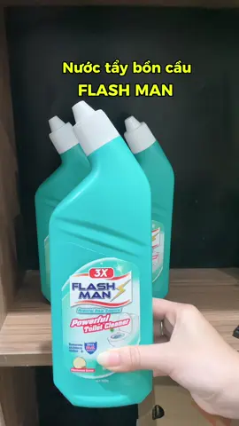 Nước tẩy bồn cầu Flash Man, giúp nhà vệ sinh luôn sạch sẽ #nuoctayboncauflashman #nuoctayboncau #vesinhnhacua #viral #booking 