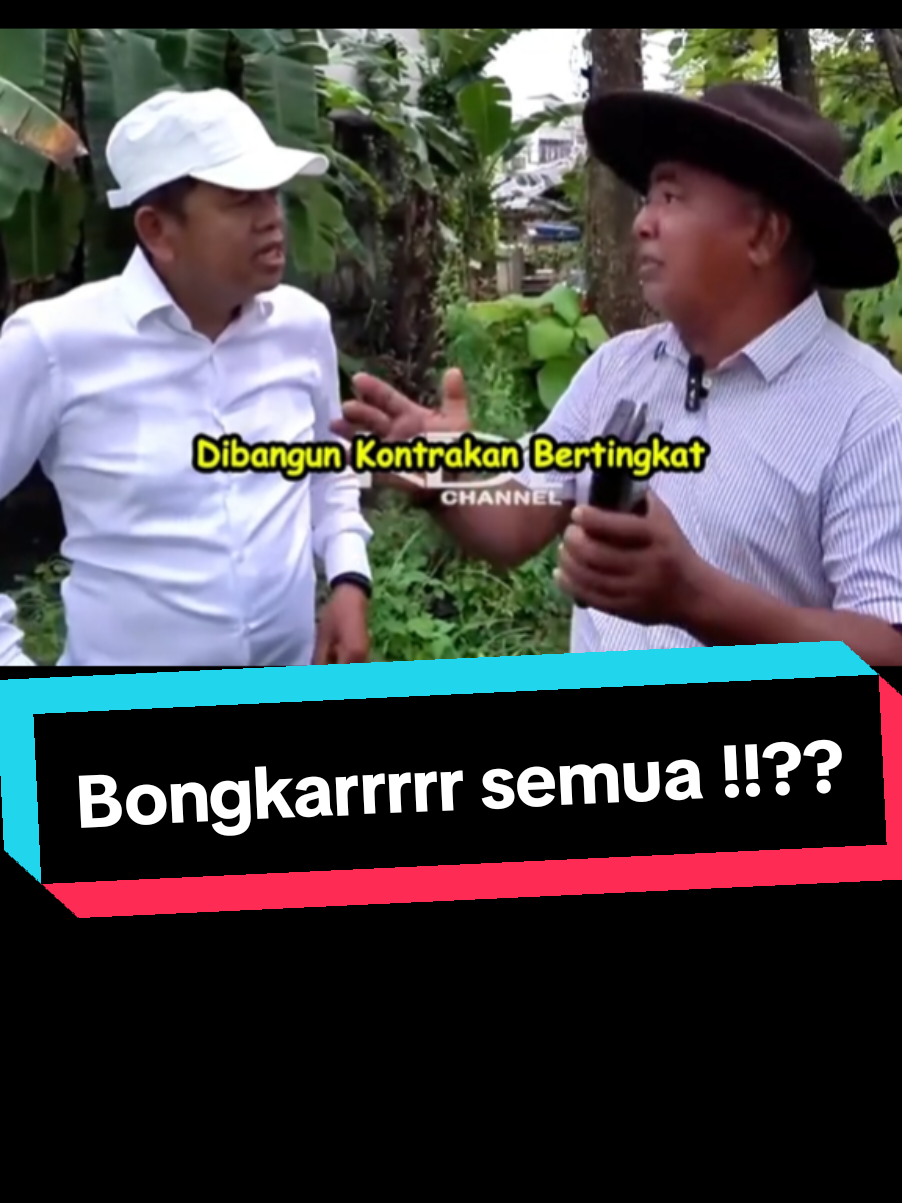 Kontrakan 2 lantai di atas lahan milik PJT, bongkarrrr ??? sc. : kdm yt channel #kangdedimulyadi #dedimulyadi #pjt #bongkar #kdm 