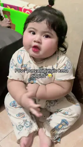 Akibat semua masuk semua mangap, first time cobain es cream ngilu kena gigi, Tapi nagih😭 #fyp #fypシ #paramorina #paramorinaid 