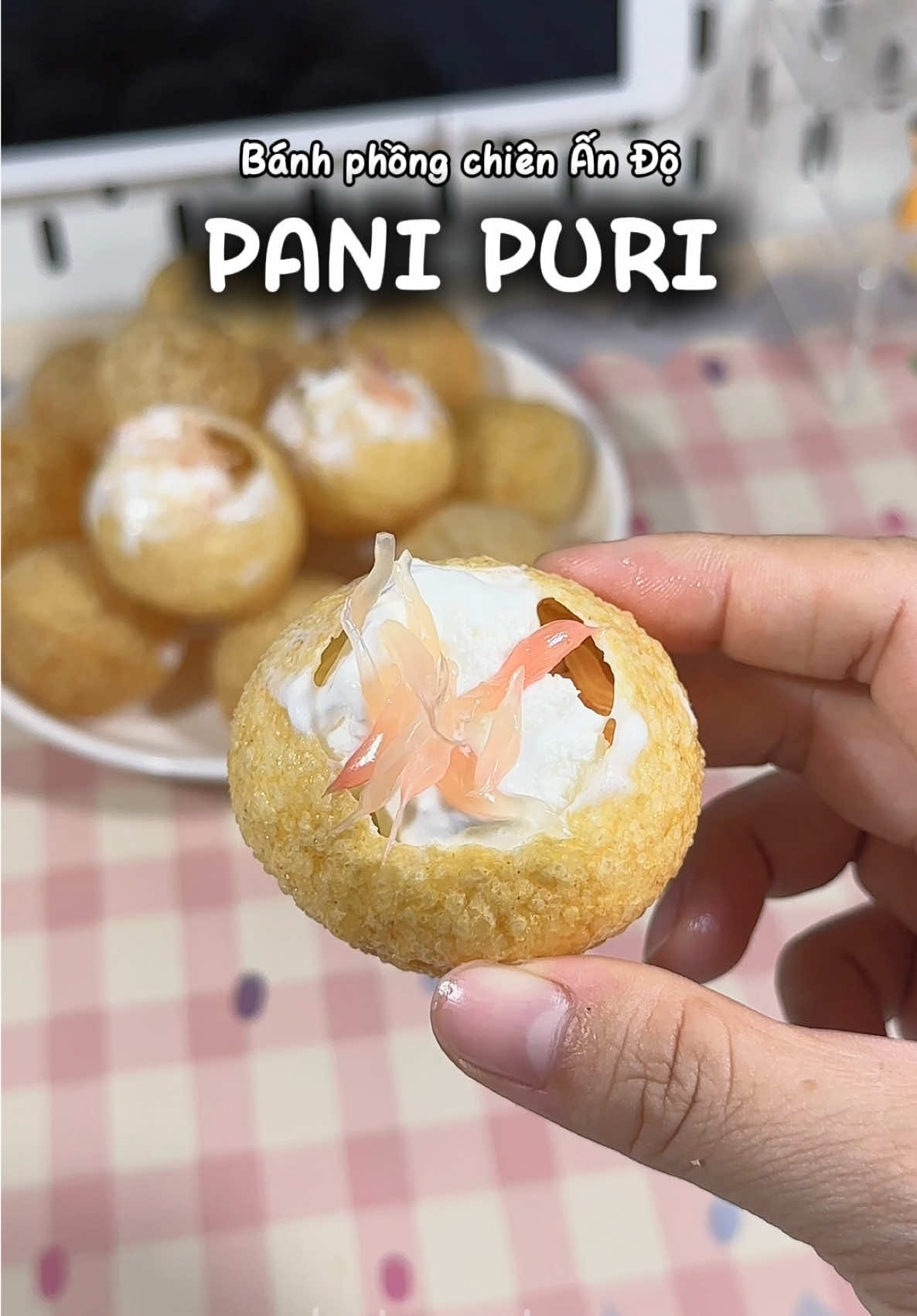 Nhắc đến Ấn Độ không thể không nhắc đến món này 😋 #banhphong #monanduongpho #panipuri #monanando #mukbang 
