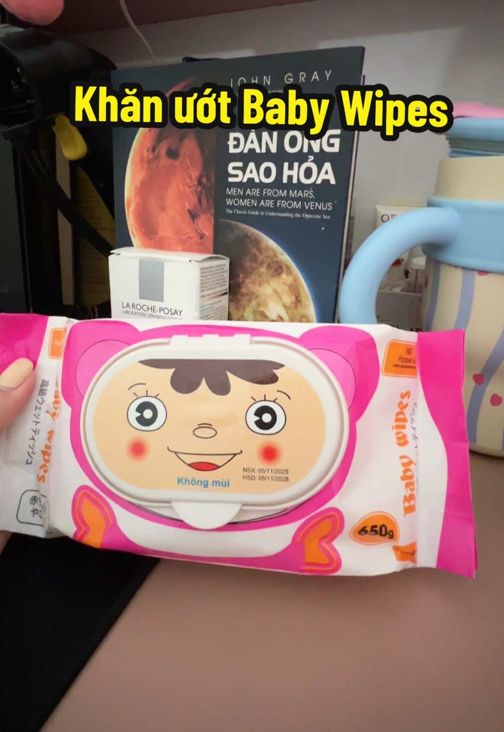 Khăn ướt baby wipes 650g #khanuotkhongmui #khanuotbabywipes #giare #sangiare 