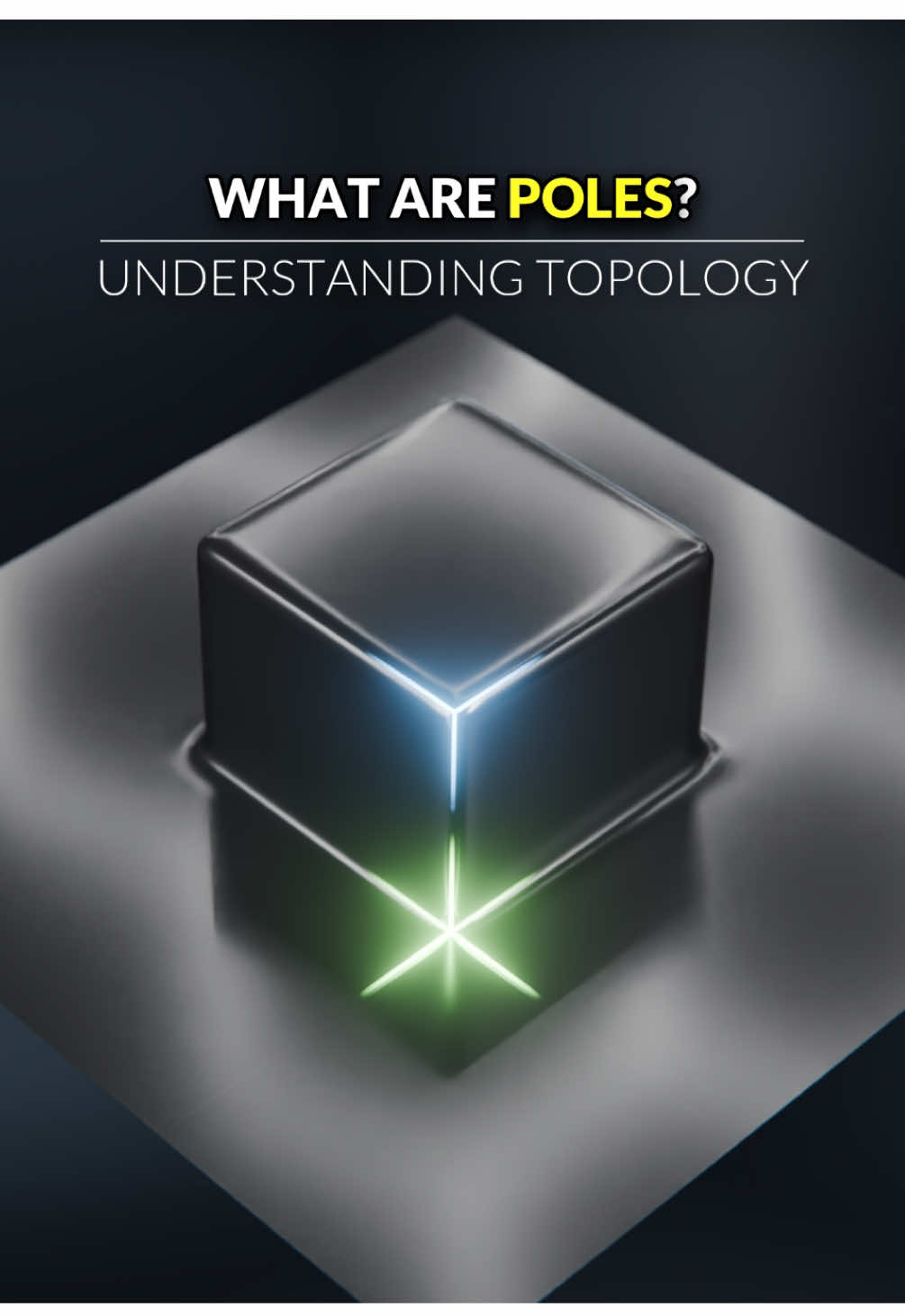 What are poles in 3D modeling? There are two common types of poles, N-poles (3 edges connected to a vertex) & Epoles (5 edges connected to a vertex). Each of which help control and direct our flow of topology to help distributed edge loops and enable us to have better control over the placement of support loops for defining the creasing of our edges. #Blender3D #BlenderModeling #HardSurfaceModeling #B3D 