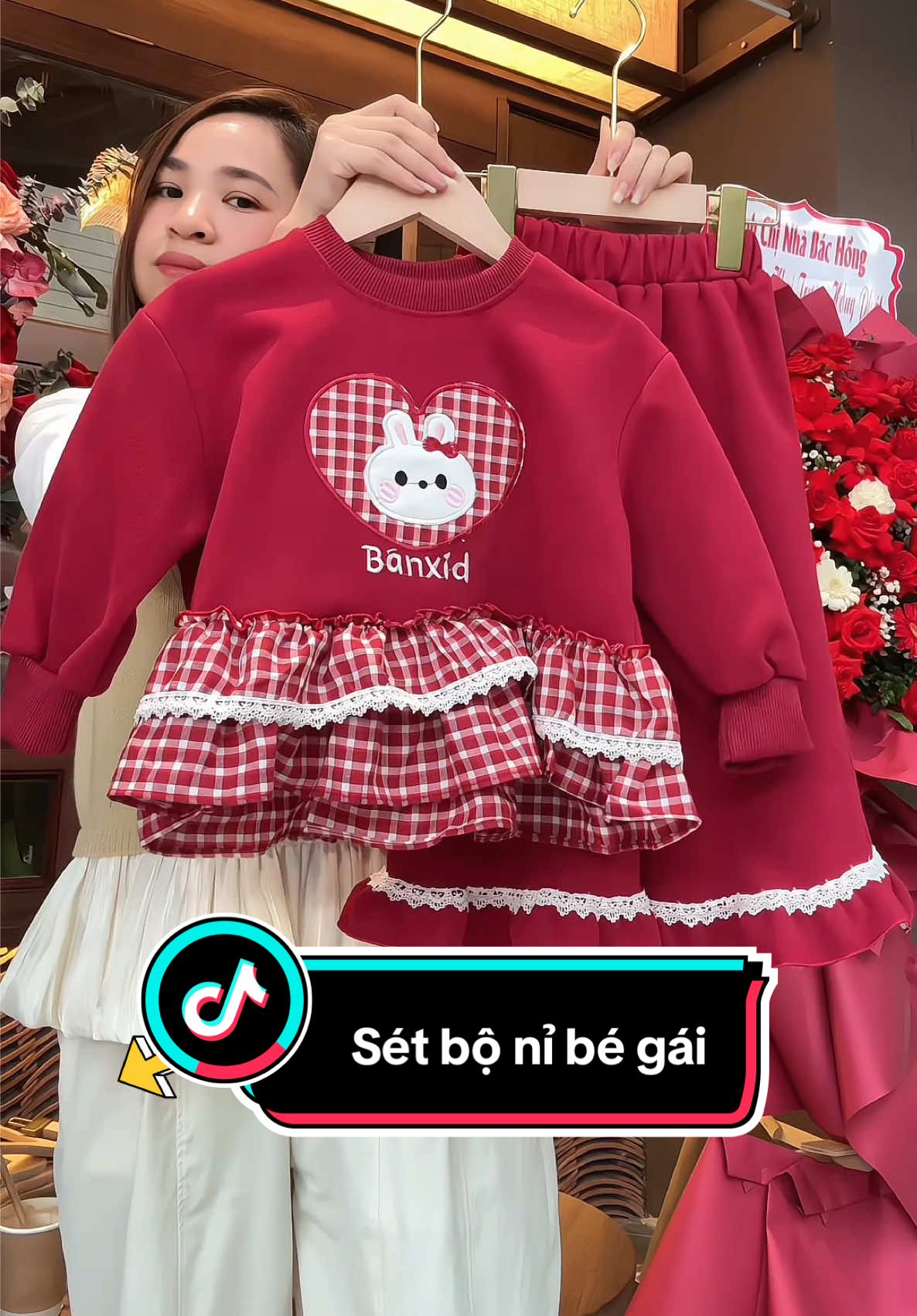 Sét bộ nỉ phối bèo ren cho bé gái sz 12-26kg. #megaoreview123 #quanaotreem #setbobegai #bobegai #quanaobegai 