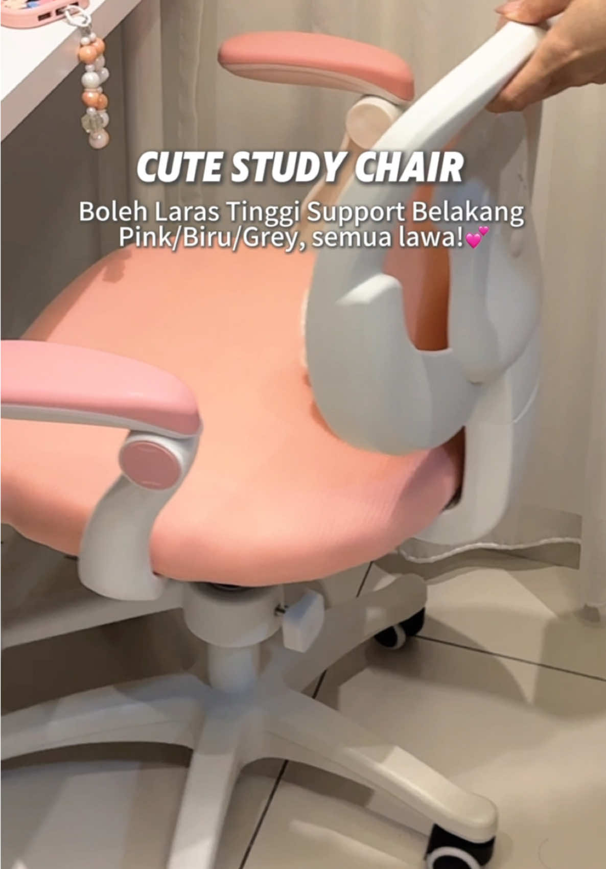 Anak Duduk Lama Tak Lenguh! Kerusi Belajar Boleh Laras & Support Belakang – Confirm Selesa! #kerusi #barangviral 