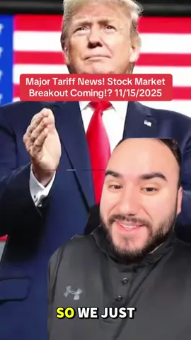 Major Tariff News! Stock Market Breakout Coming!?🤯 #tariffs #stocks #stockmarket #invest #investing 