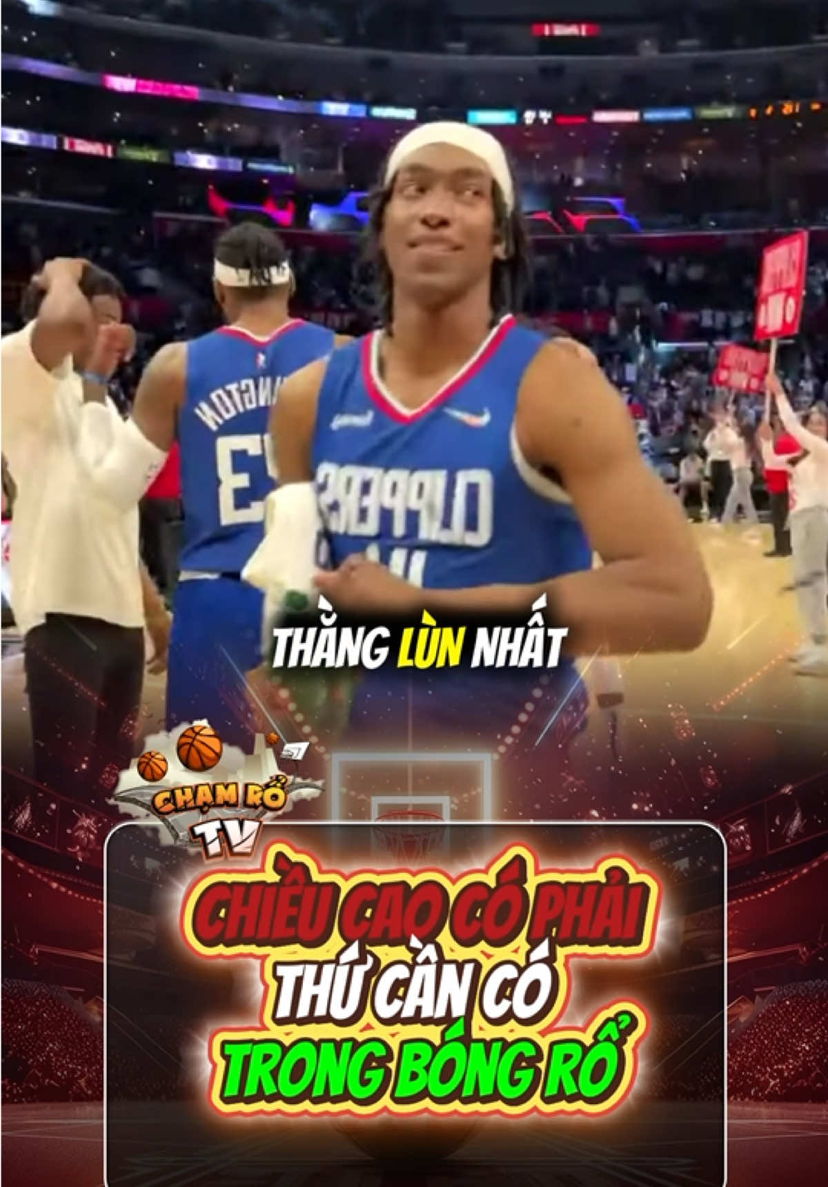 Chiều cao có phải thứ quan trọng trong bóng rổ ? #basketball #chamrotv #bongro #NBA #xuhuong 