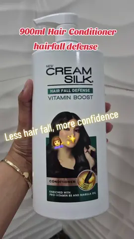 Hair fall pa rin ba kahit nagco-conditioner ka? Ito na ang sagot! Bye hair fall, hello healthy hair! ✨ #CreamSilkPH #HairFallDefense #HealthyHairGoals #HairCarePH #ShinyHair 