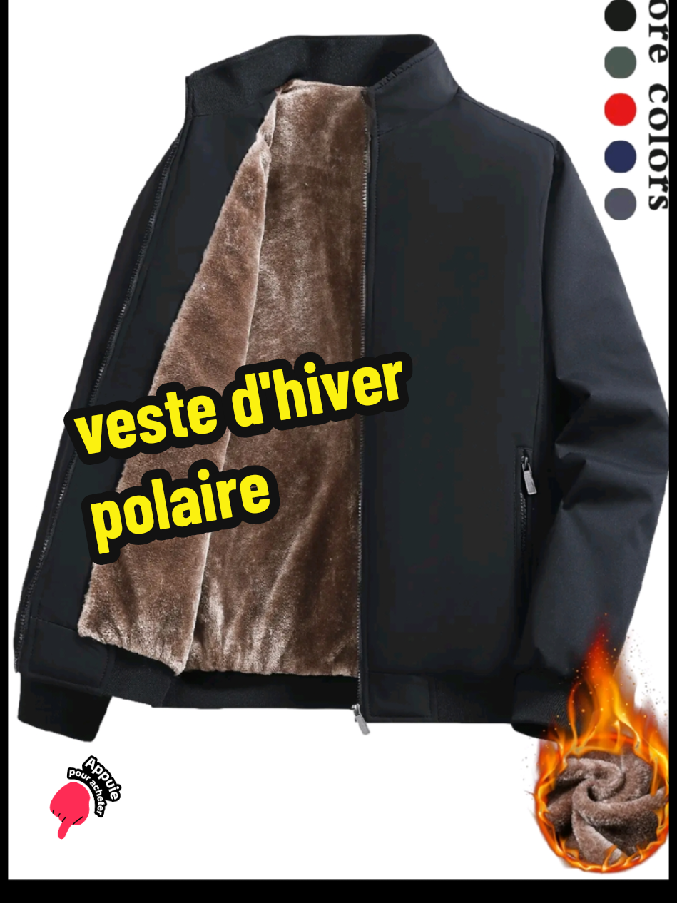 #veste #polaire #hiver #chaud #froid 