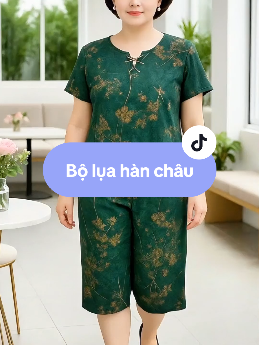 Bộ lửng dáng suông, mẹ mặc ở nhà cực kì thoải mái#bigsize #dotrungnien #thoitrangtrungnien #xuhuong #dobo 