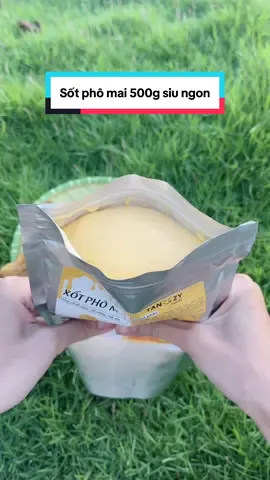 500g xốt phô mai chuẩn cheddar, không cần chế biến – rưới là ăn được liền, hợp gà rán, mì trộn, BBQ, hải sản.#anvat #sotphomai #sotphomaitanzy #reviewanngon #xuhuong 