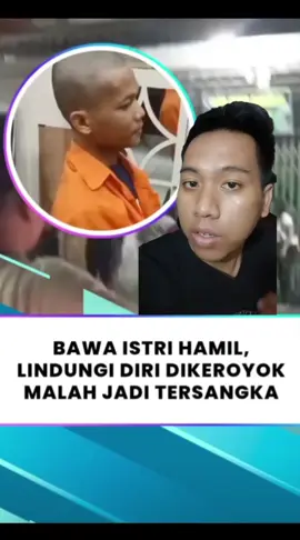 Dikeroyok 4 orang, istrinya hamil… tapi dia yang jadi tersangka. Masuk akal? #fyp #tersangka #keroyokan #news #beritaviral 