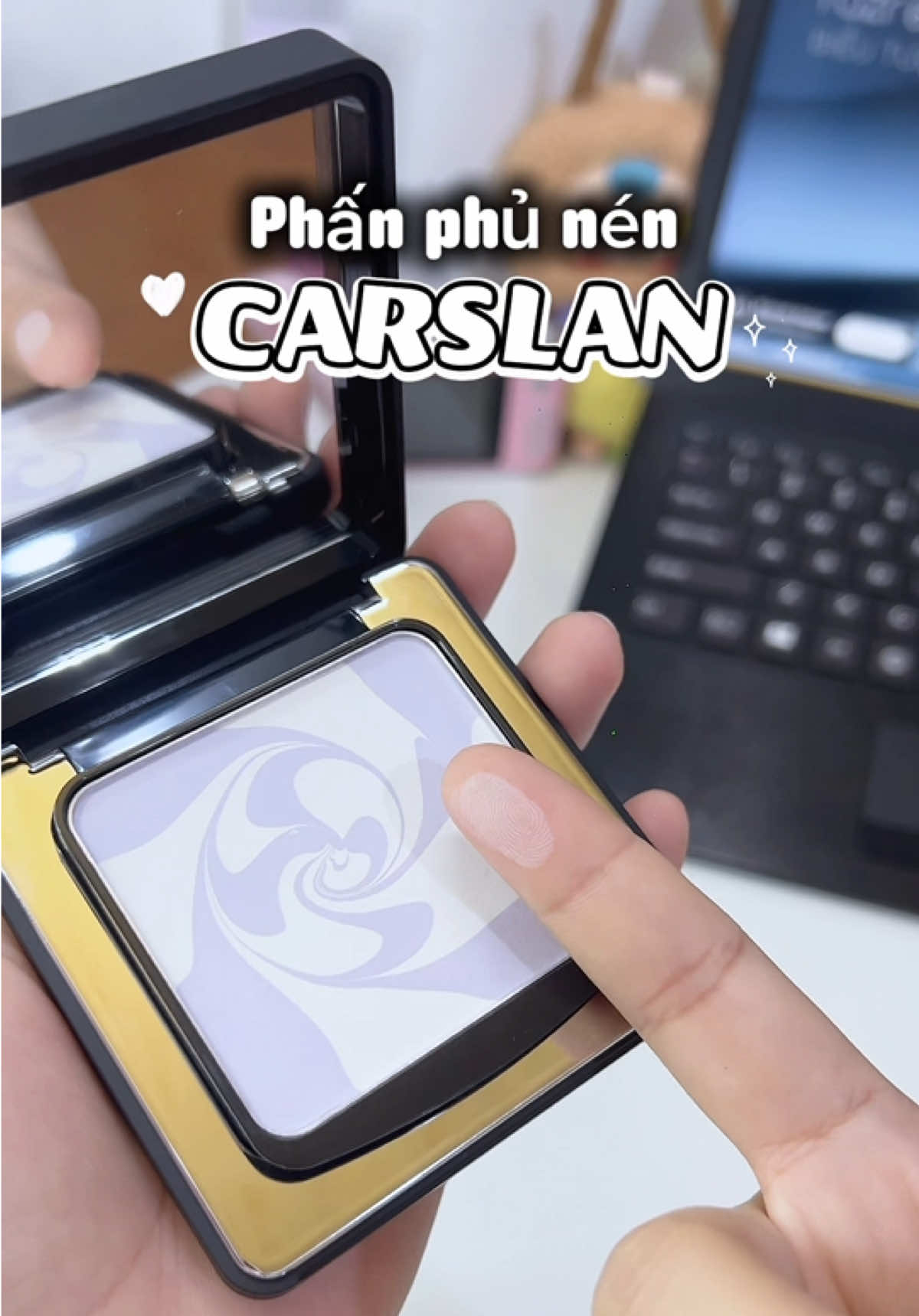 Dùng phấn phủ nhà CARSLAN mà như cà fiter lun á chèn oi ✨🫶#xuhuong #viral #carslan #phanphukiemdau #phanphucarslan 