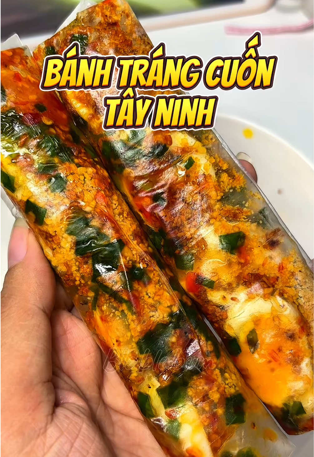 Bánh tráng cuốn Tây Ninh nhanh - gọn - lẹ, làm siu tiện lun á mấy bà 🤩 #ancungtiktok #blablabum #banhtrang #banhtrangcuon #anvat 