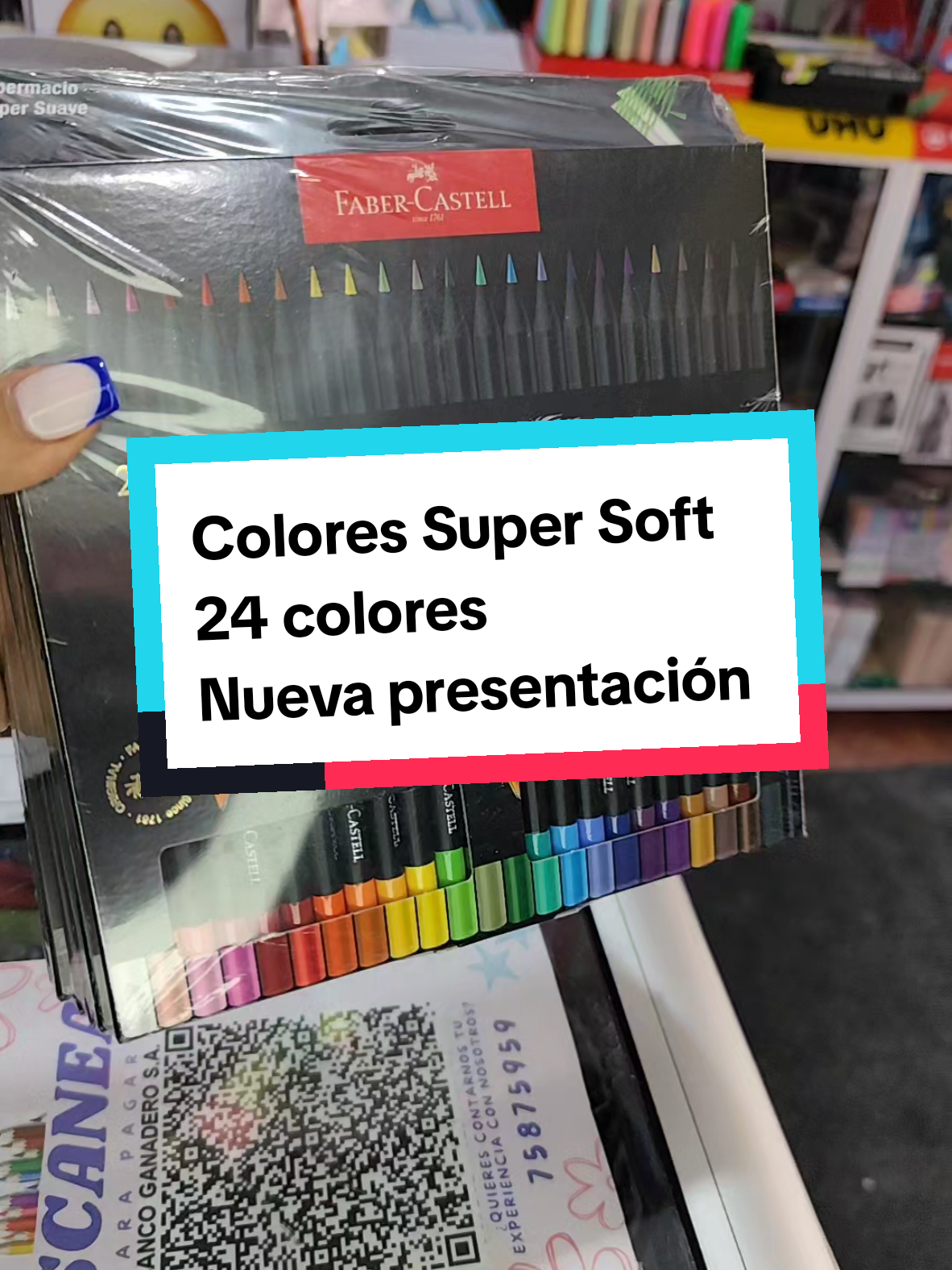 colores Super Soft 24 unidadez#bolivia🇧🇴 #fyp #coloresfabercastell #papeleria #chicadelosplumones 
