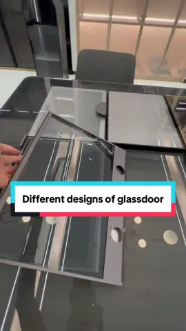 Which one is your favorite design#slimprofile #aluminumprofile #glassdoor #aluminumglassdoors #aluminum 