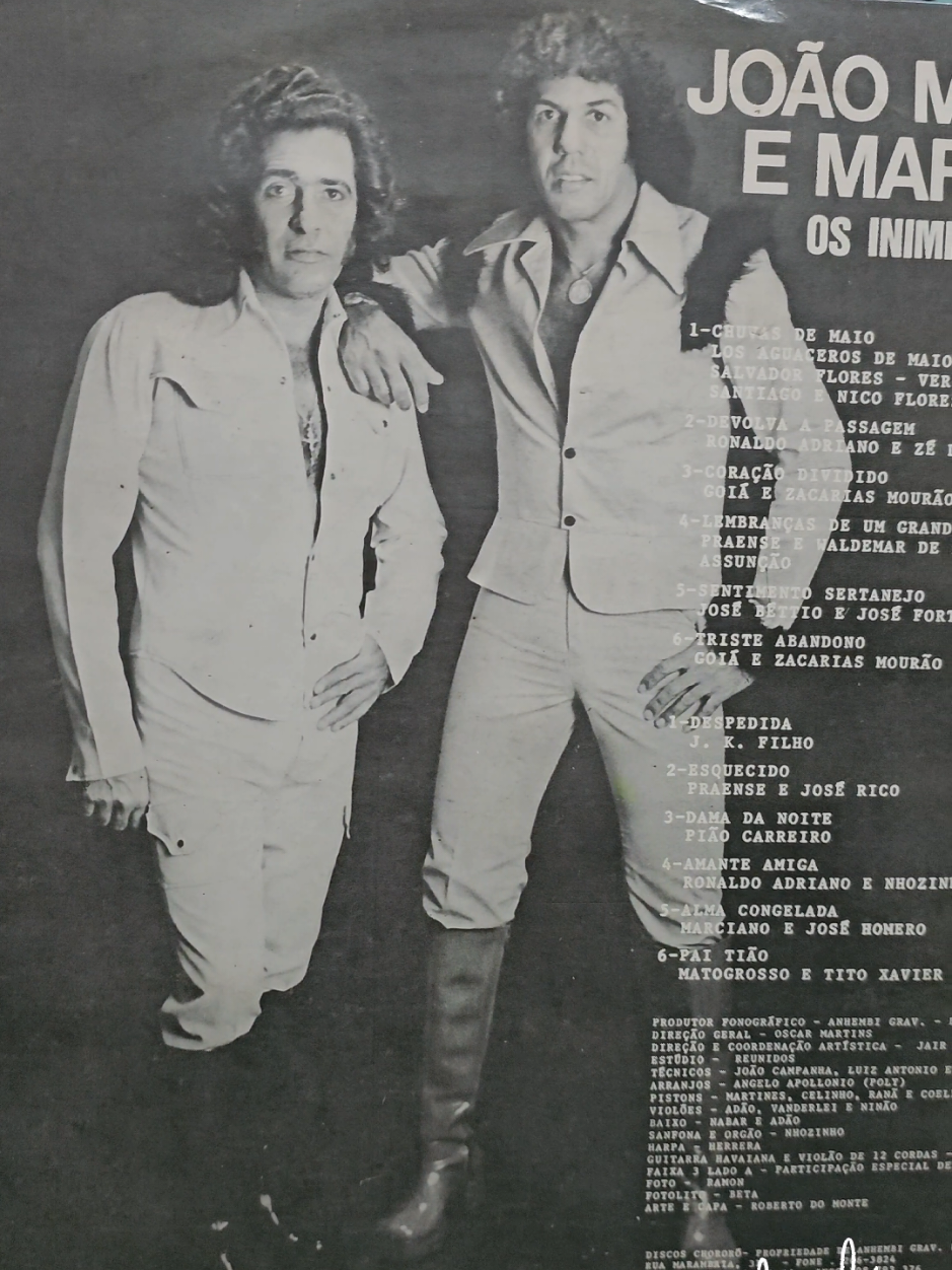 Aí é dueto!! #joaomineiroemarciano #sertanejo #duplasertaneja #musicasertaneja #vinylcollection 