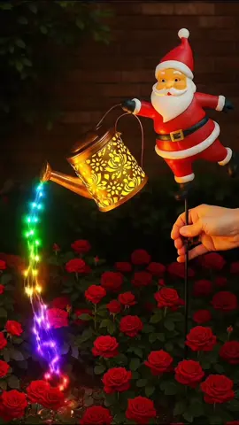 Christmas Solar Kettle Lights #christmaslights #christmasdecor #decoration #santa #tiktokshop 