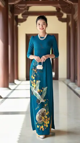 Áo Dài In 6D Tinh Sảo Sắc Nét - Thiết Kế Mới về#aodaitruyenthong #aodai #aodaitrungnien #aodaivietnam #aodaithietke 