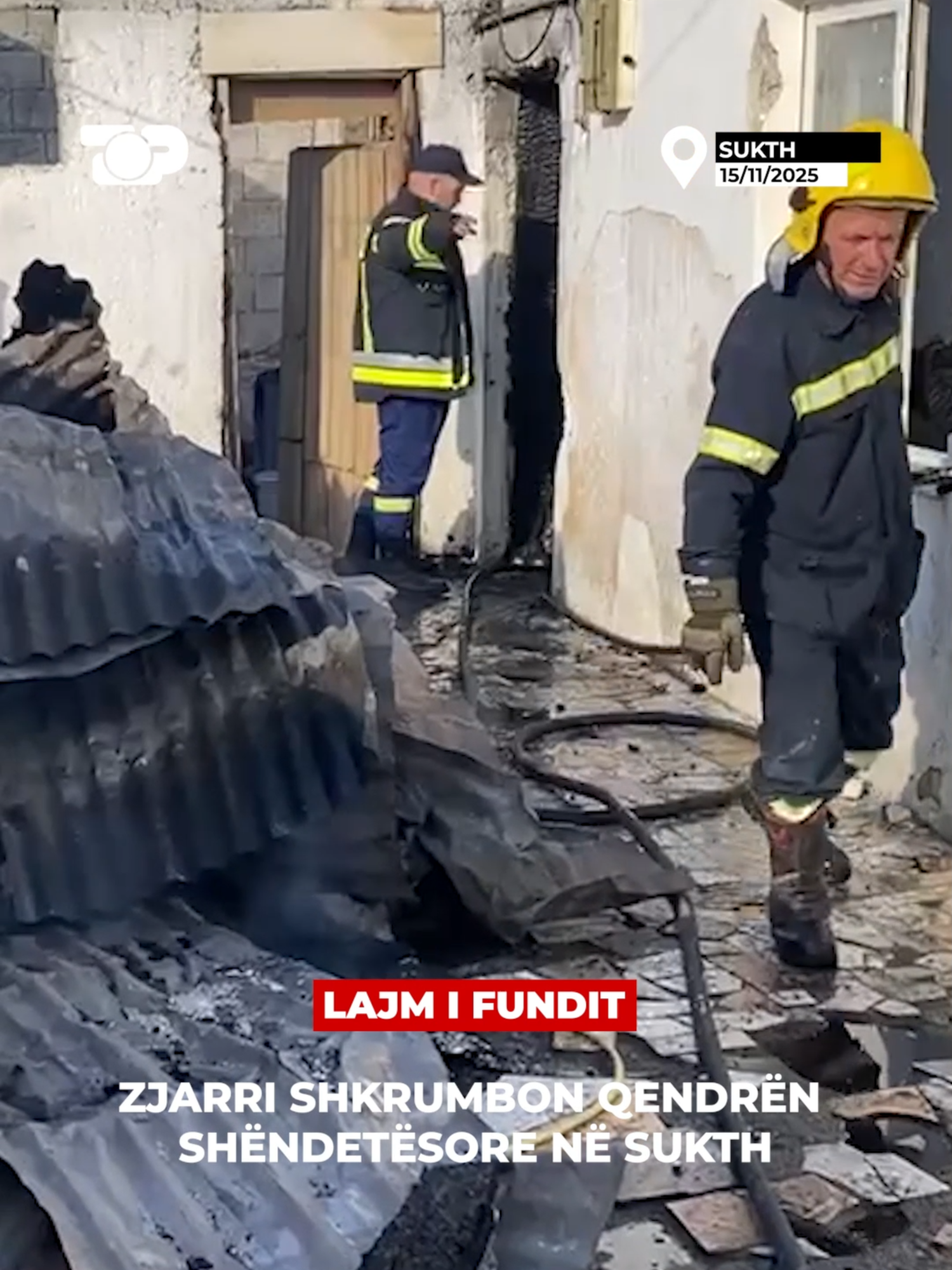 Zjarri ka përfshirë qendrën shëndetësore në Sukth të Durrësit. Si pasojë e flakëve është shkrumbuar gjithçka, edhe pse në vendngjarje kanë shkuar mjetet zjarrfikëse. Qendra ka qenë e mbyllur në momentin që ka rënë zjarri, ndaj nuk ka të lënduar në njerëz, po vetëm dëme materiale. Në vendngjarje ka shkuar dhe grupi hetimor, i cili po punon për zbulimin e shkakut të këtij zjarri.