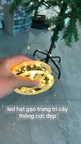 led hạt gạo trang trí cây thông quá hot quá rẻ đẹp mà còn được free ship #trending #xuhuong #denledtrangtri 